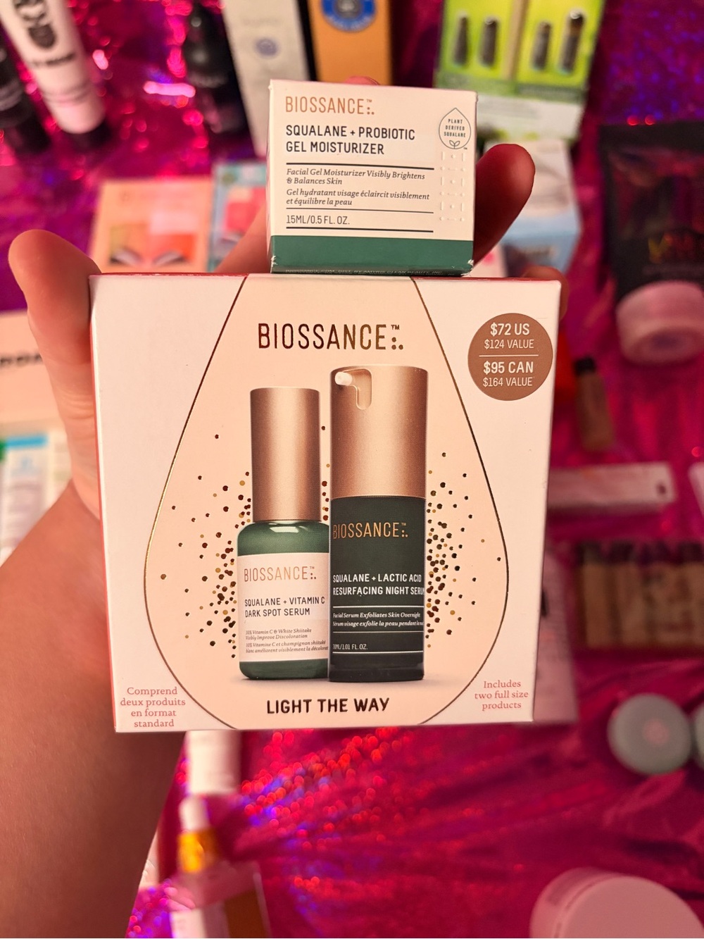 Biossance Green & Gold Squalane Skincare Set